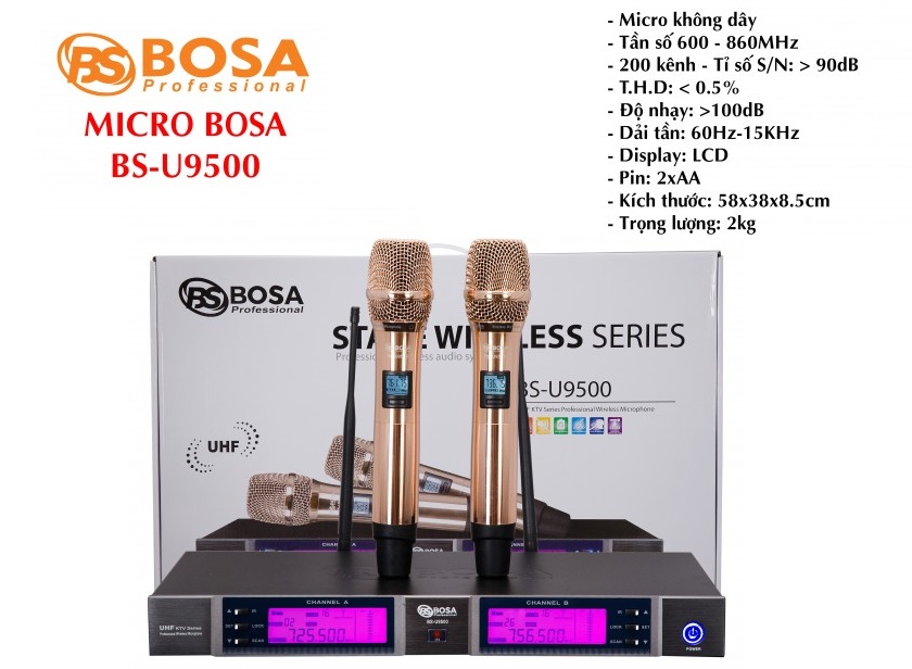 Micro karaoke Bosa U9500