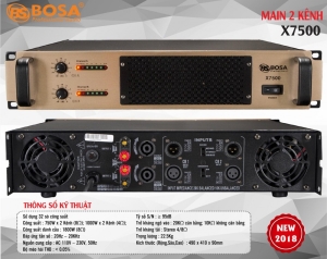 Main Power Công Suất Bosa X7500