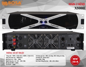 Main Power Công Suất Bosa X8000